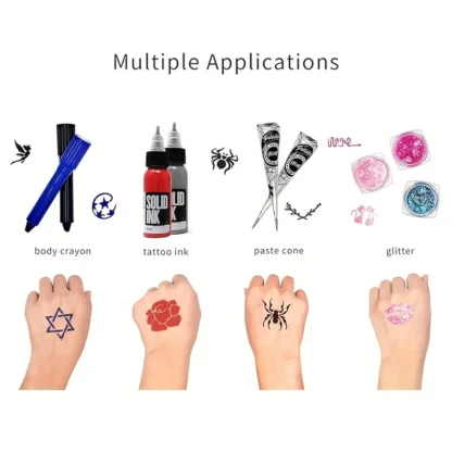 Laikinų tatuiruočių gamybos komplektas - Image 3
