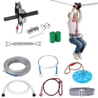 VEVOR 48 m „Zipline“ komplektas iki 180 kg – pagrindinis vaizdas