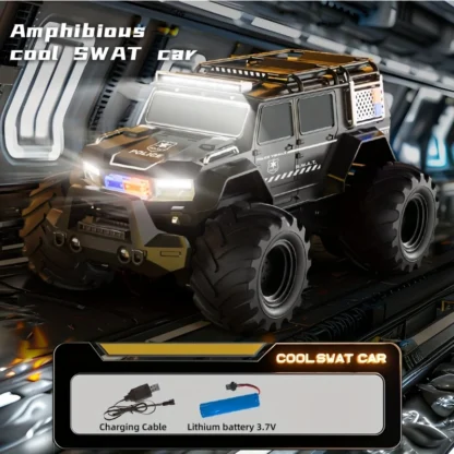 Nesustabdomas RC automobilis - amfibija - Image 4