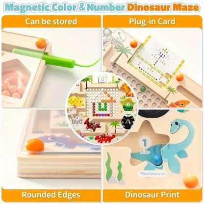 Magnetinis Dinozaurų Labirintas – Lavinamasis Žaidimas - Image 3