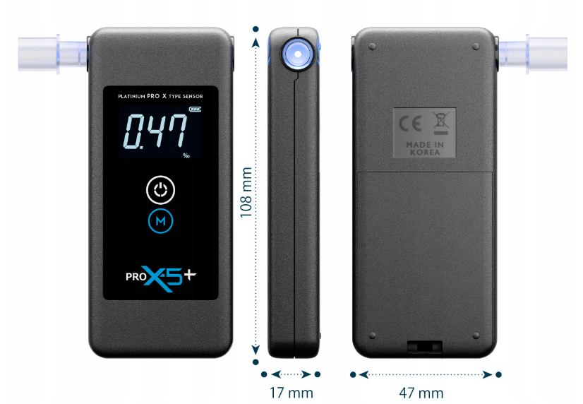 AlcoFind PRO X-5 PLUS produkto detalė